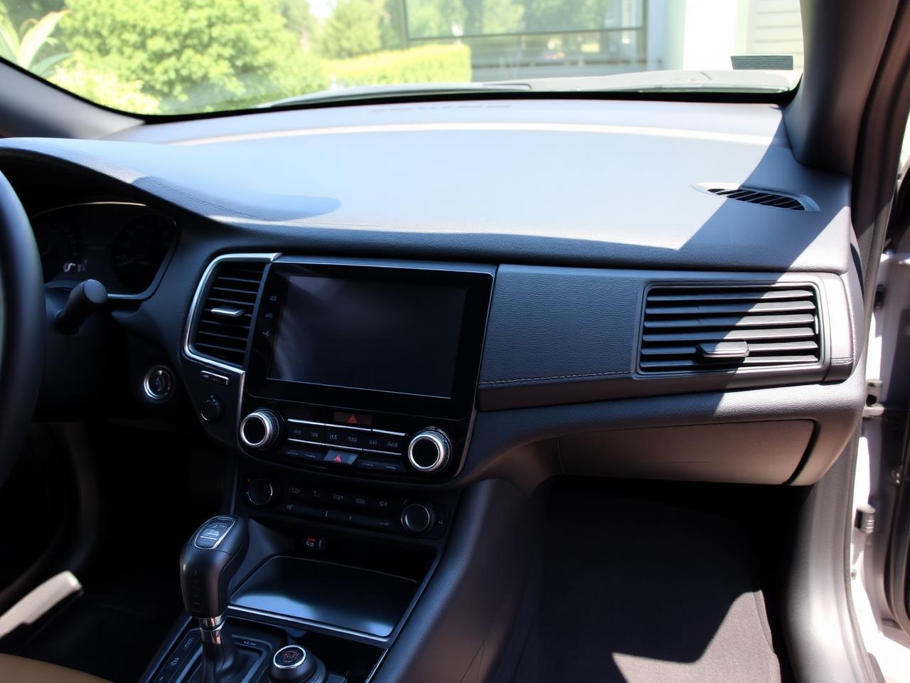 Dust-free dashboard and vents after detailing